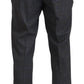 Elegant Checkered Wool Dress Pants for Men - SEHABRANDS