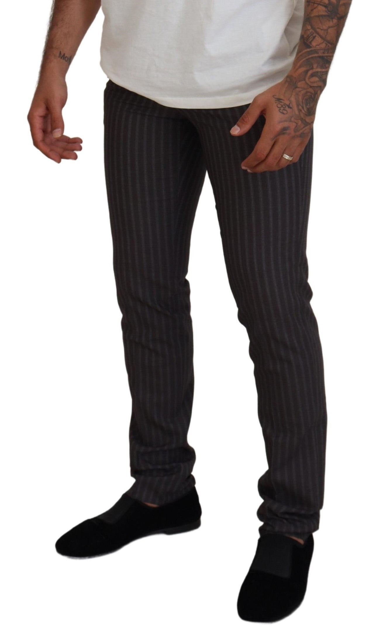 Elegant Striped Dress Pants for Men - SEHABRANDS