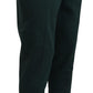 Elegant Dark Green Chino Trousers - SEHABRANDS