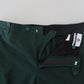 Elegant Dark Green Chino Trousers - SEHABRANDS