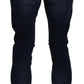 Chic Blue Straight Fit Corduroy Jeans - SEHABRANDS