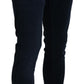 Chic Blue Straight Fit Corduroy Jeans - SEHABRANDS