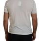 Dolce & Gabbana Elegant White Cotton-Silk Blend Tee