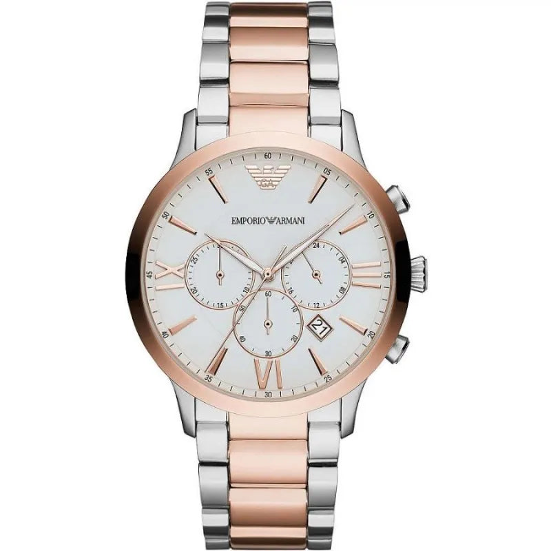 Elegant Two-Tone Timepiece for Men - SEHABRANDS