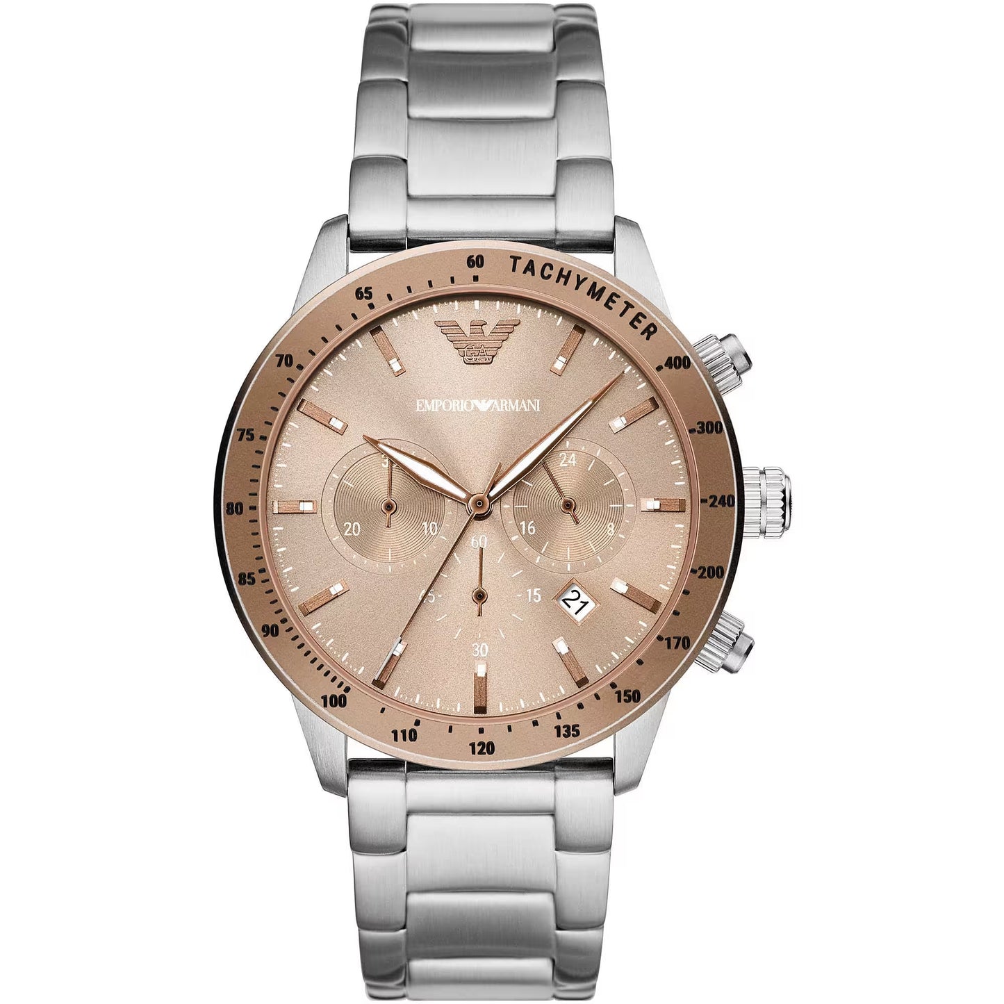 Classic Chronograph Steel Men's Watch - SEHABRANDS