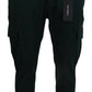 Dolce & Gabbana Elegant Green Slim Fit Cargo Jeans