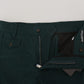 Dolce & Gabbana Elegant Green Slim Fit Cargo Jeans