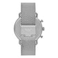 Sophisticated Silver Steel Chronograph Watch - SEHABRANDS