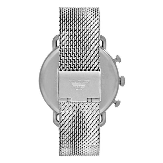 Sophisticated Silver Steel Chronograph Watch - SEHABRANDS