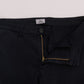 Chic Slim-Fit Blue Cotton Stretch Pants - SEHABRANDS