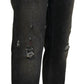 Dolce & Gabbana Exquisite Gray Denim Pants for the Modern Gentleman