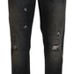 Dolce & Gabbana Exquisite Gray Denim Pants for the Modern Gentleman