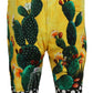 Dolce & Gabbana Multicolor Cactus Print Sweat Shorts