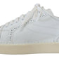 Dolce & Gabbana Elegant White Low Top Oxford Sneakers