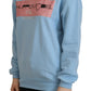 Elegant Light Blue Long Sleeve Sweater - SEHABRANDS