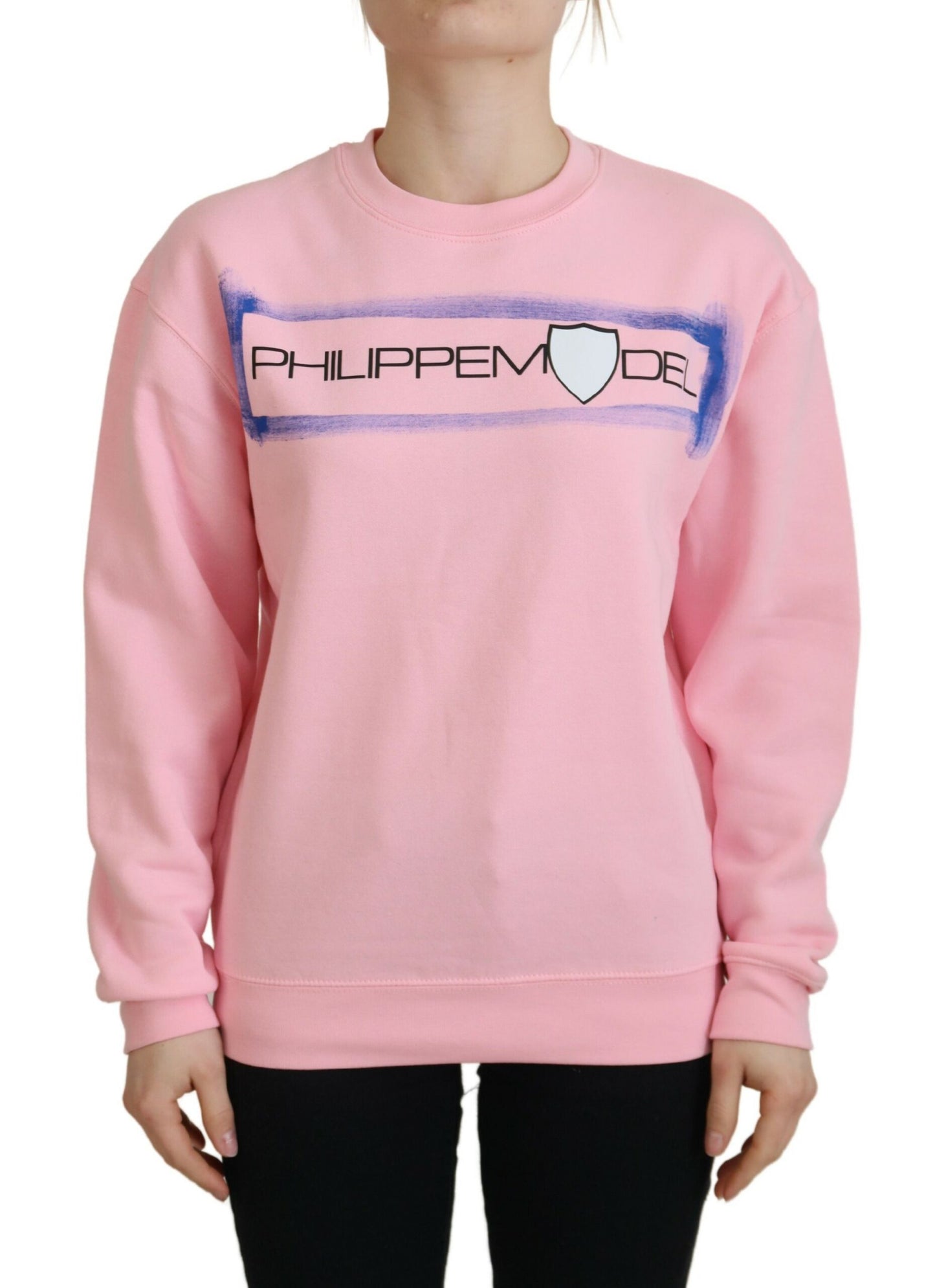 Elegant Pink Long Sleeve Pullover Sweater - SEHABRANDS