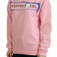 Elegant Pink Long Sleeve Pullover Sweater - SEHABRANDS