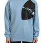 Elegant Light Blue Cotton Pullover Sweater - SEHABRANDS