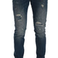 Svelte Italian Denim - Slim Fit Blue Jeans - SEHABRANDS