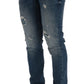 Svelte Italian Denim - Slim Fit Blue Jeans - SEHABRANDS