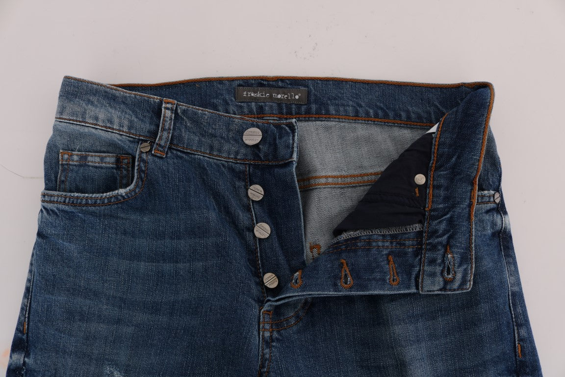 Svelte Italian Denim - Slim Fit Blue Jeans - SEHABRANDS