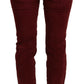 Dolce & Gabbana Chic Maroon Corduroy Pants