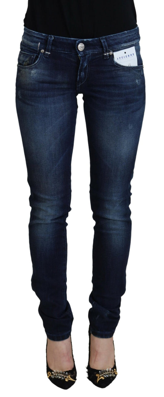 Chic Skinny Low Waist Denim Pants - SEHABRANDS