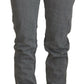 Chic Low Waist Skinny Gray Jeans - SEHABRANDS