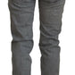 Chic Low Waist Skinny Gray Jeans - SEHABRANDS