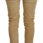 Chic Brown Low Waist Skinny Corduroy Pants - SEHABRANDS