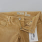 Chic Brown Low Waist Skinny Corduroy Pants - SEHABRANDS