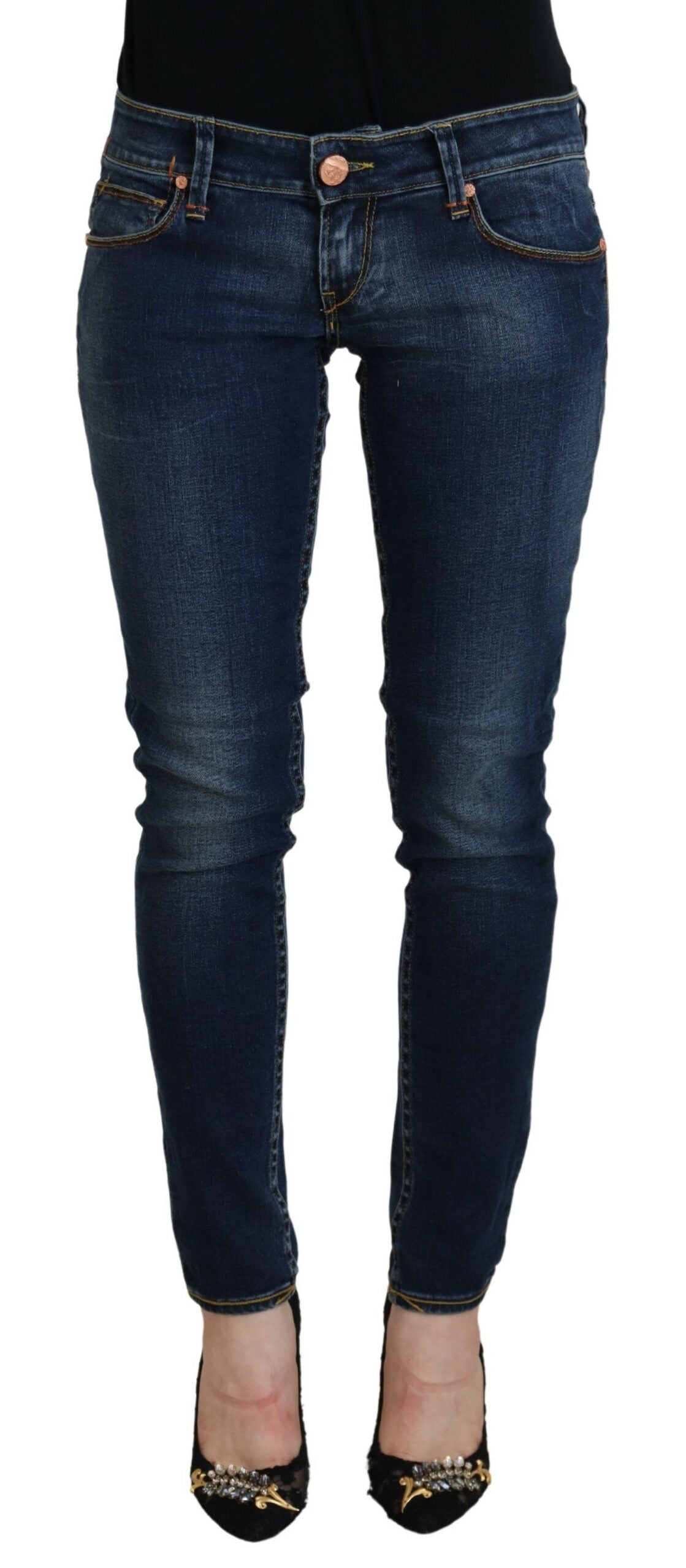 Chic Low Waist Skinny Denim - SEHABRANDS