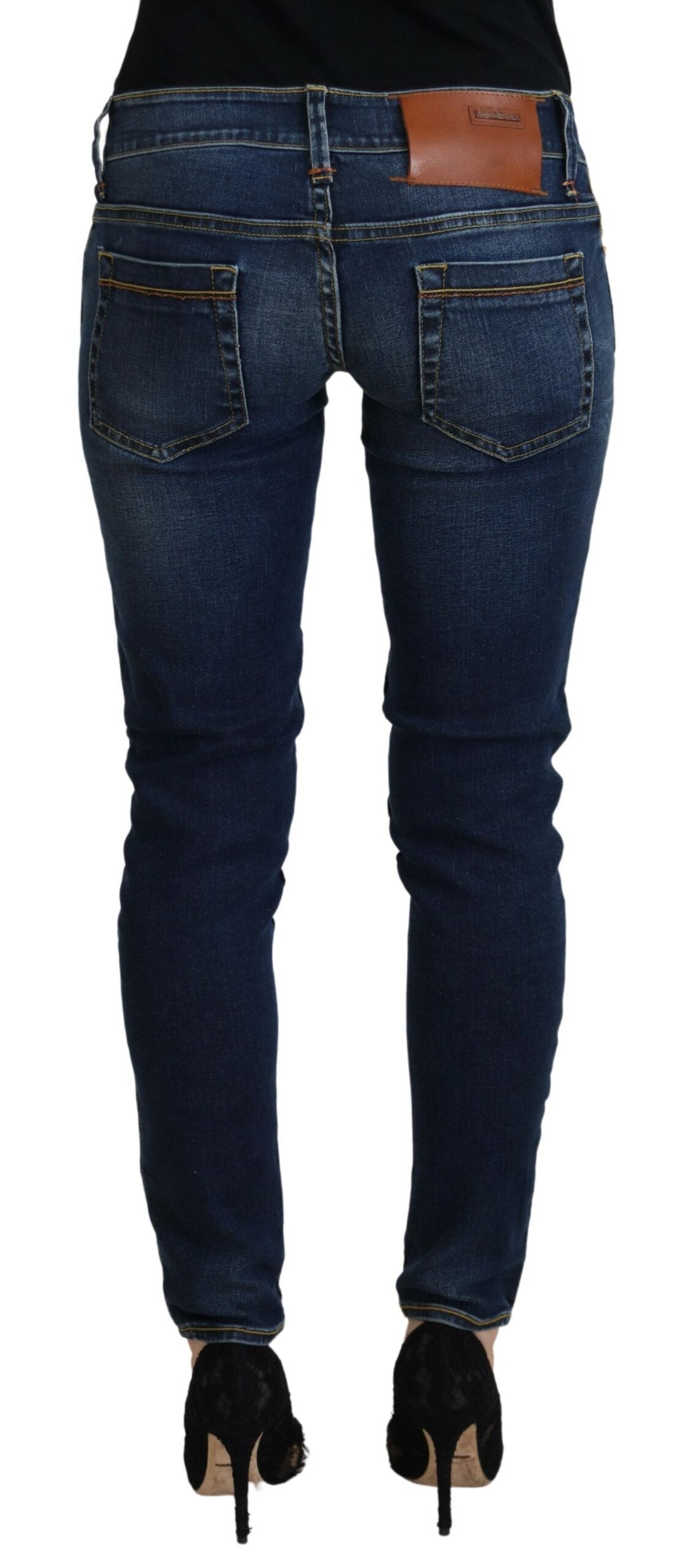 Chic Low Waist Skinny Denim - SEHABRANDS