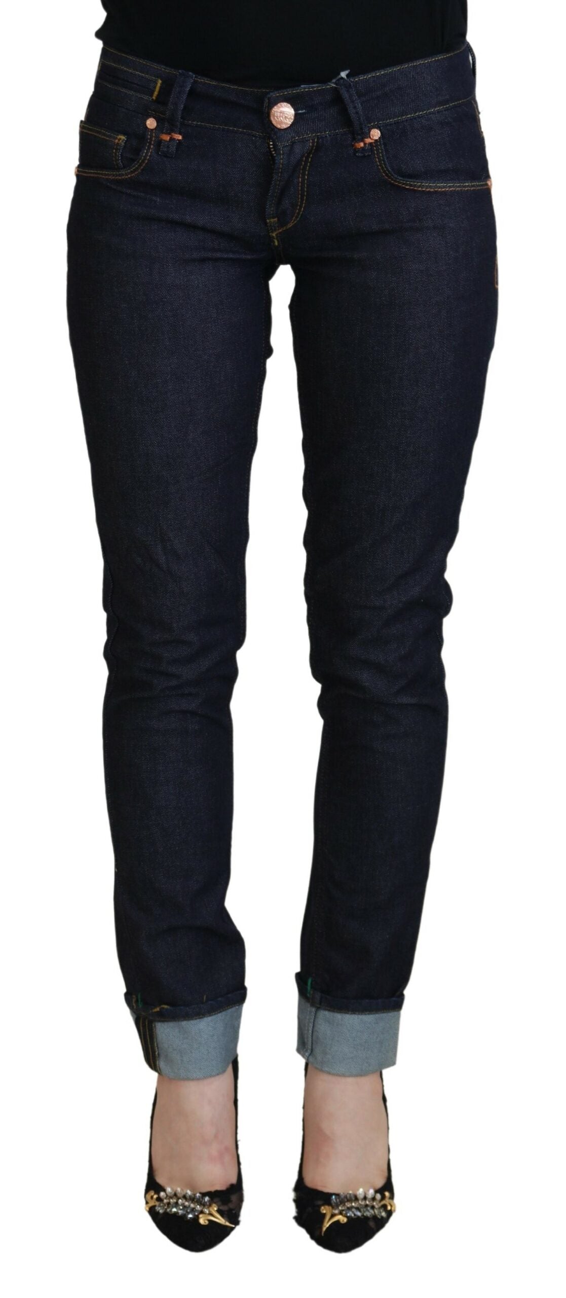 Chic Low Waist Skinny Denim - SEHABRANDS