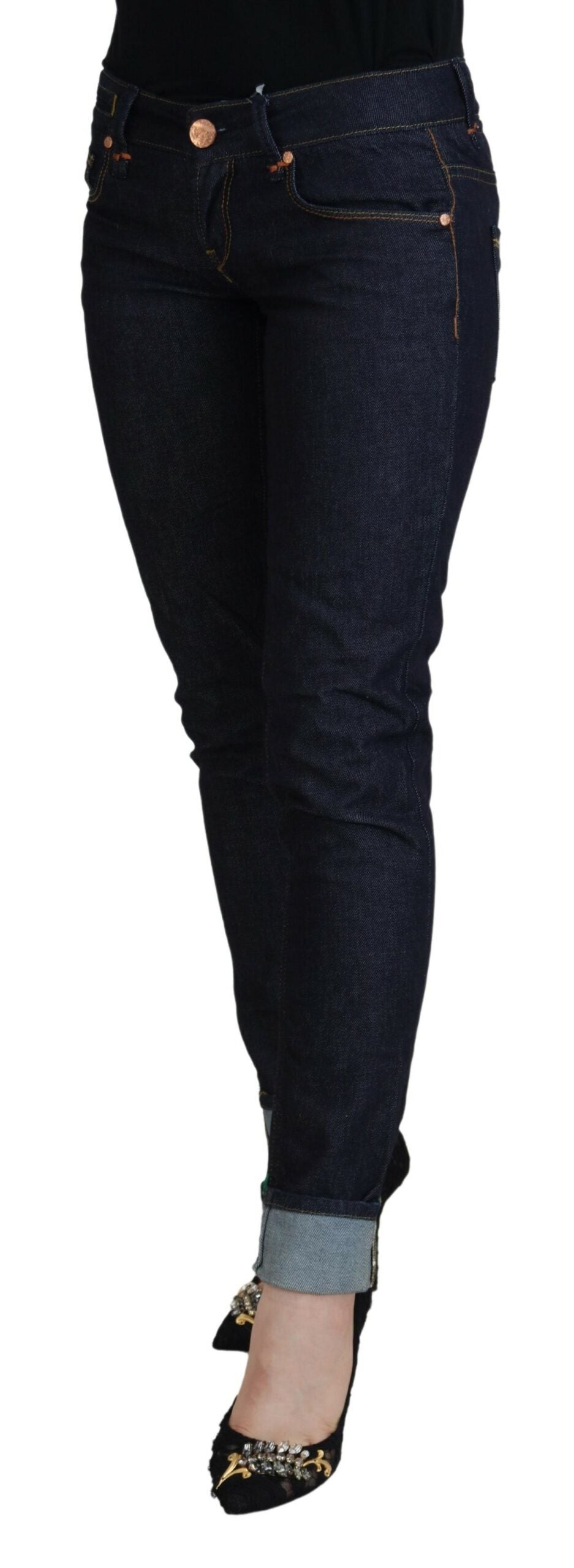 Chic Low Waist Skinny Denim - SEHABRANDS