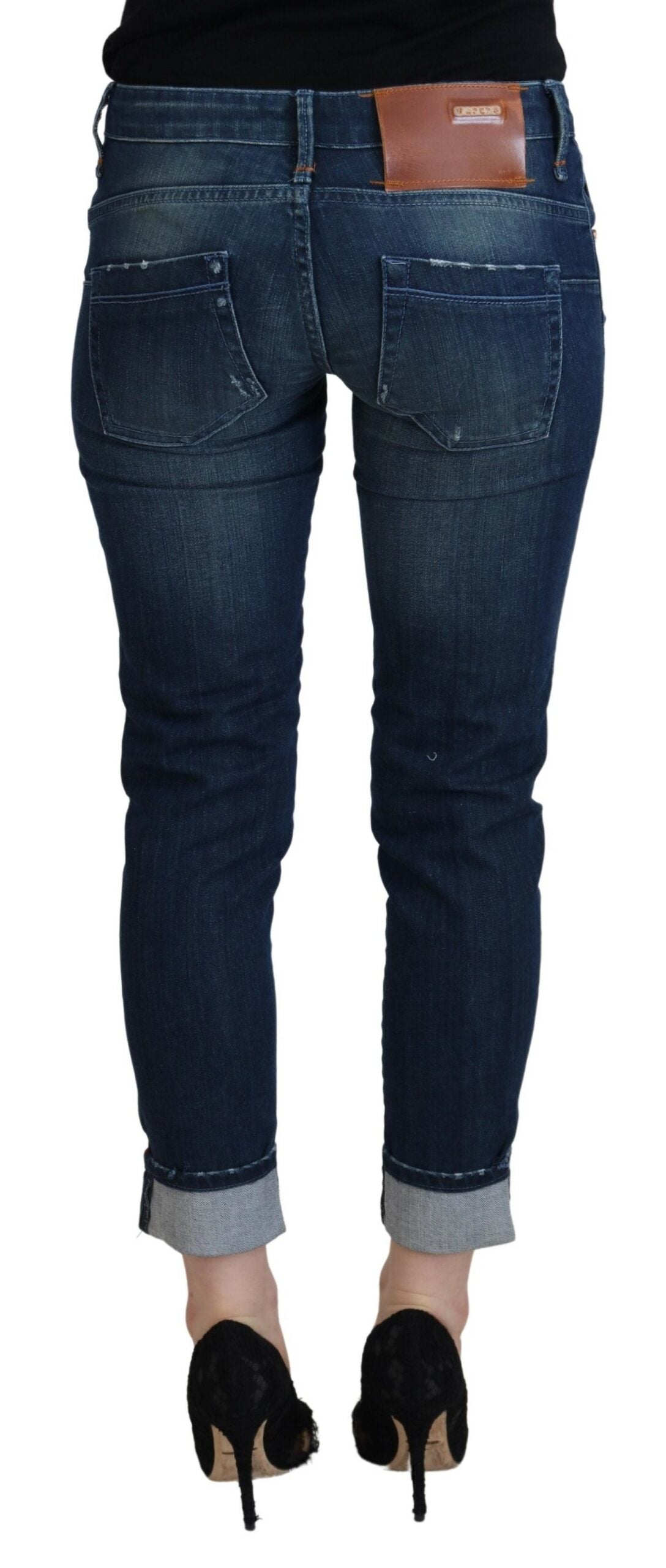 Chic Low Waist Slim Fit Jeans - SEHABRANDS