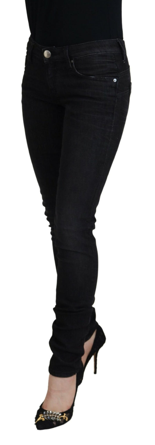 Chic Low Waist Designer Skinny Jeans - SEHABRANDS