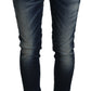 Chic Blue Washed Skinny Low Waist Jeans - SEHABRANDS