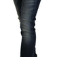 Chic Blue Washed Skinny Low Waist Jeans - SEHABRANDS