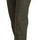 Elegant Tapered Green Pants - Chic Everyday Wear - SEHABRANDS