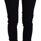 Chic Black Low Waist Denim Skinny Jeans - SEHABRANDS