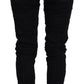 Chic Mid Waist Flared Black Jeans - SEHABRANDS