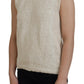 Chic Beige Sleeveless Tank Top - SEHABRANDS