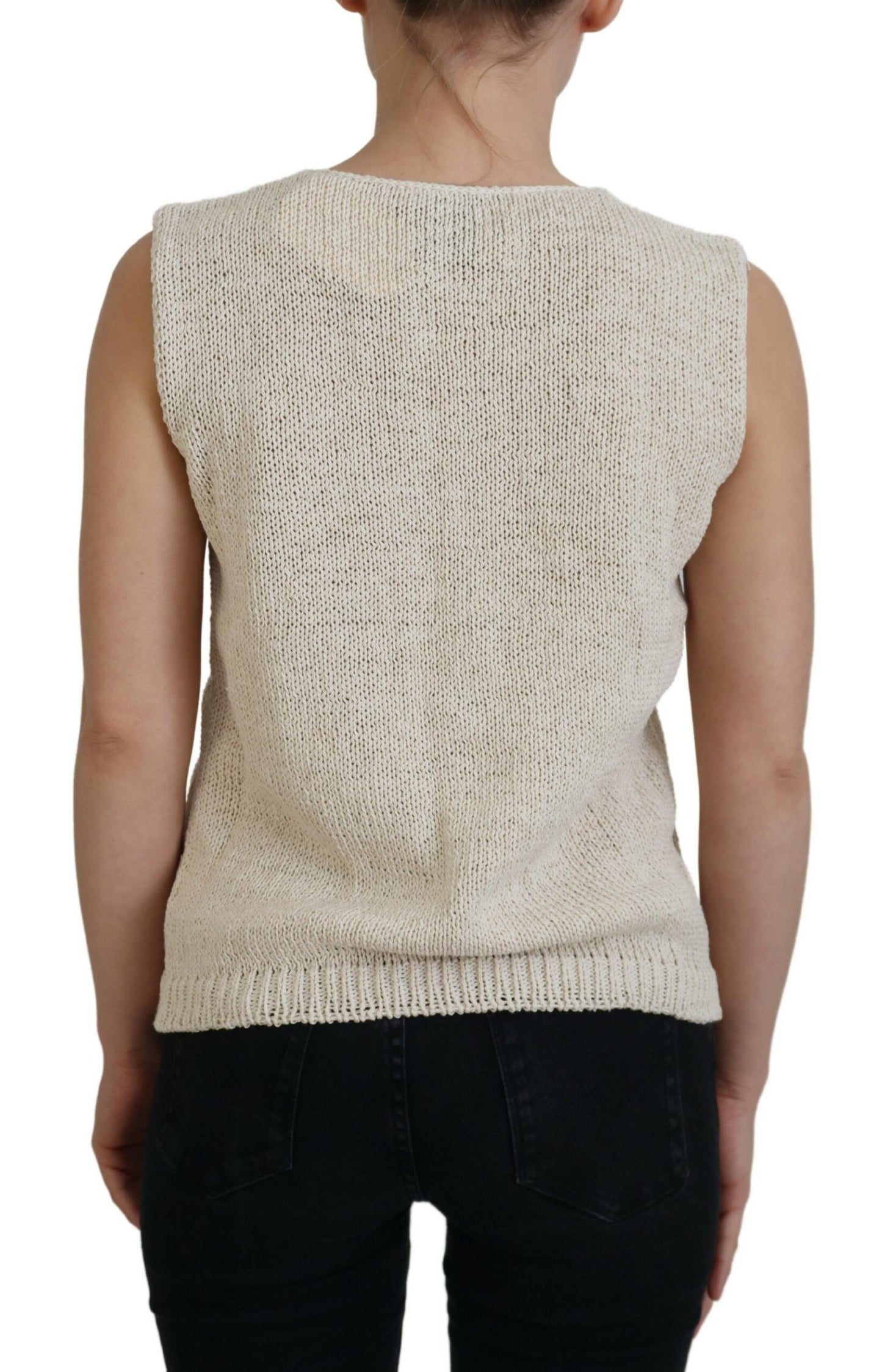 Chic Beige Sleeveless Tank Top - SEHABRANDS