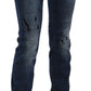 Chic Blue Gazette Skinny Denim - SEHABRANDS