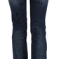 Chic Blue Gazette Skinny Denim - SEHABRANDS