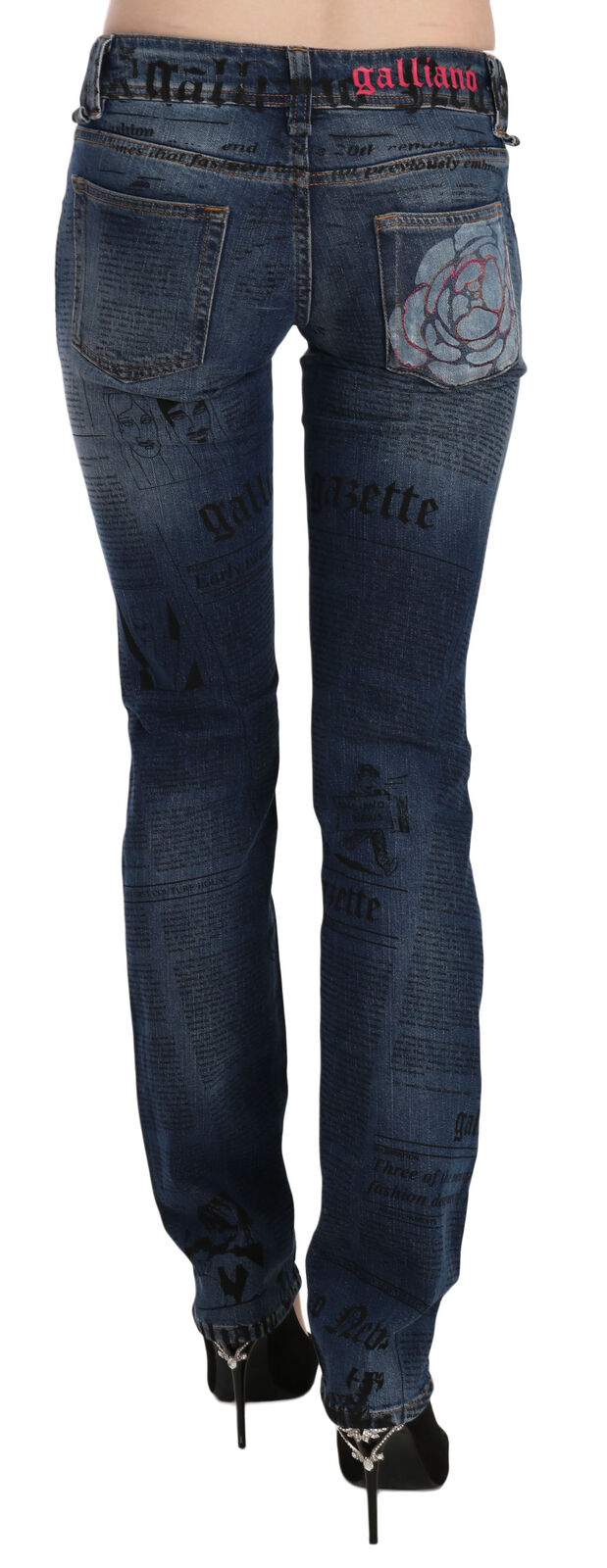 Chic Blue Gazette Skinny Denim - SEHABRANDS