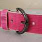 Elegant Pink Leather Fashion Belt - SEHABRANDS