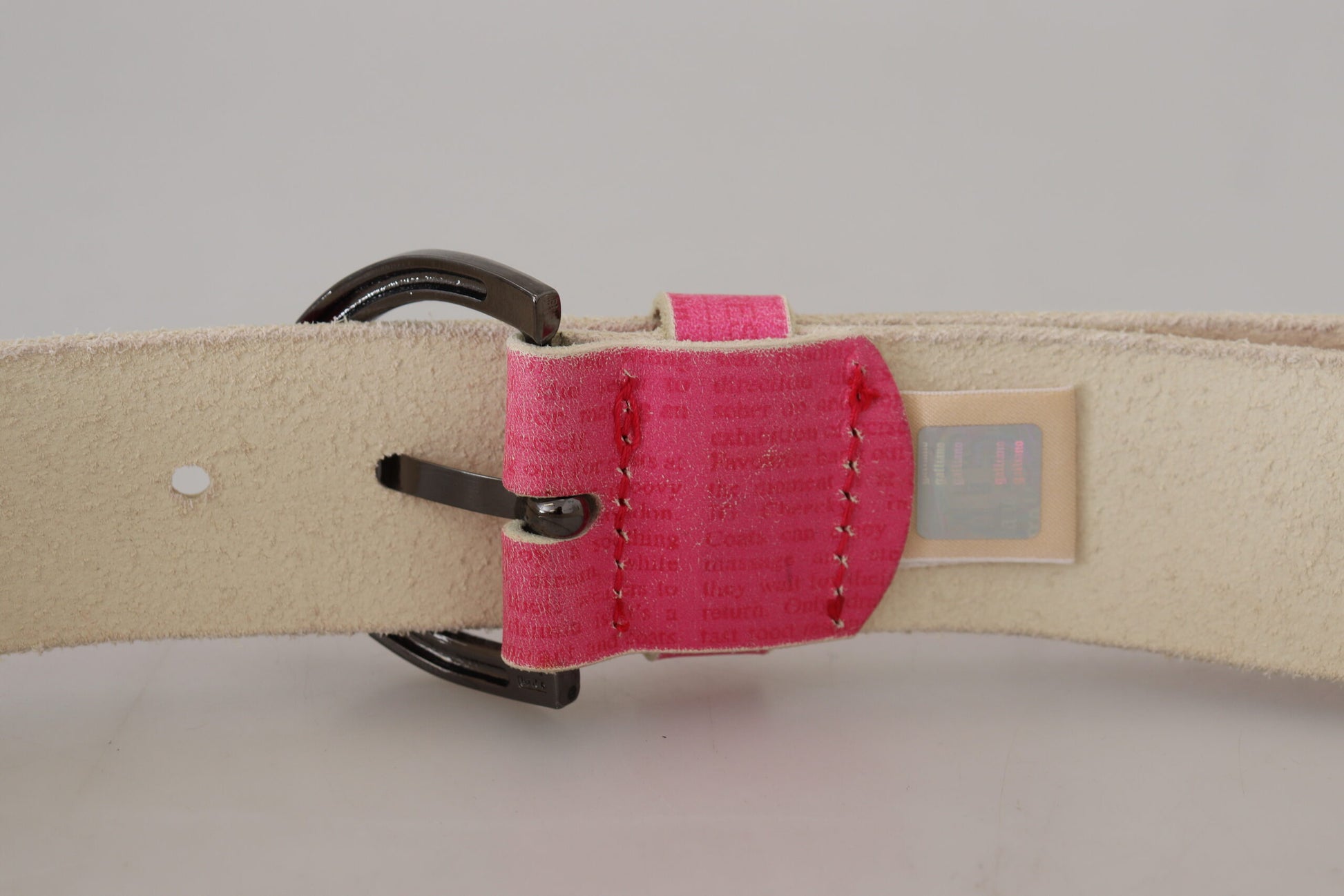 Elegant Pink Leather Fashion Belt - SEHABRANDS