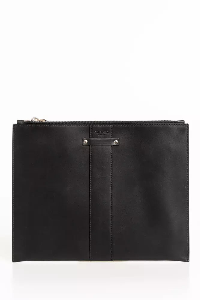 Black Leather Men Wallet - SEHABRANDS